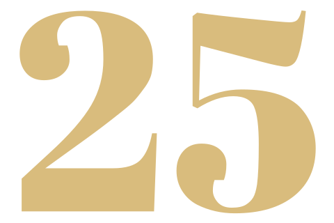 Zelf maken uitnodiging verjaardag | 25 jaar