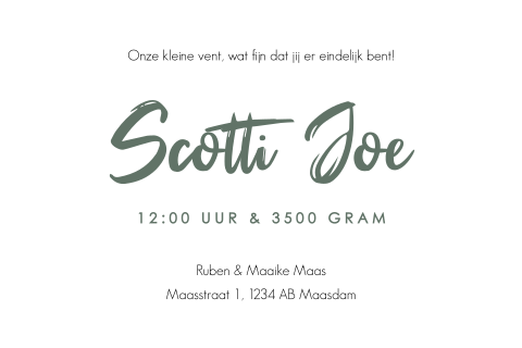 Kaart binnenkant