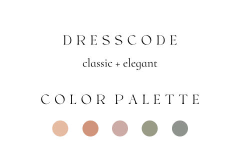 Dresscode kaartje botanisch met eucalyptus