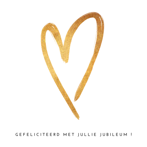 Felicitatiekaart jubileum huwelijk