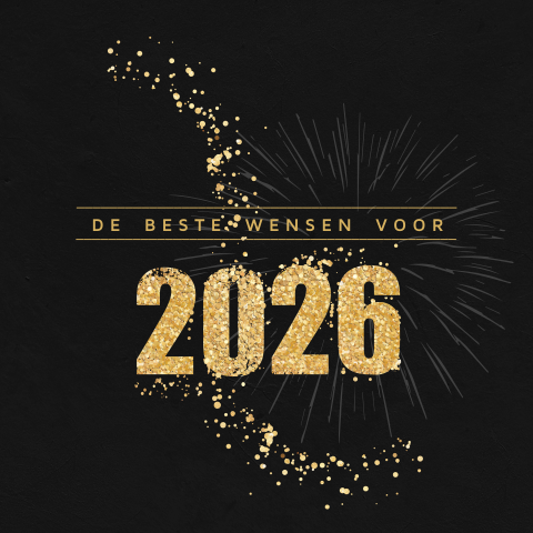 Spetterende kerstkaart voor zakelijke contacten
