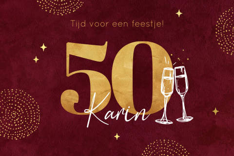 50 jaar verjaardag uitnodiging
