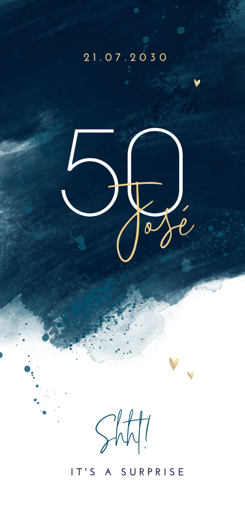Uitnodiging 50 jaar surprise party