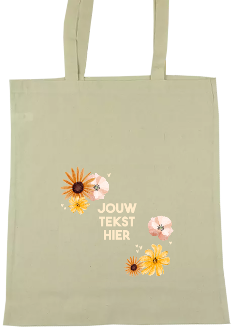 Totebag met eigen tekst