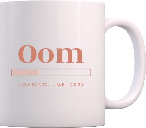 Mok zwangerschapsaankondiging voor oom baby loading