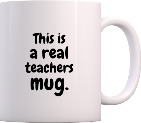 Mok met teachers quote als origineel relatiegeschenk