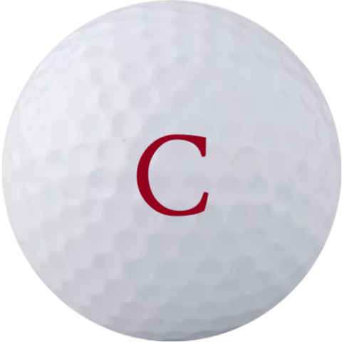 Golfbalset met letter aanpasbaar
