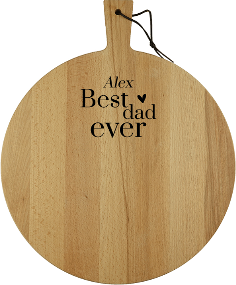 Borrelplank 'best dad ever' vaderdag