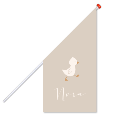 Geboortevlag lief eendje