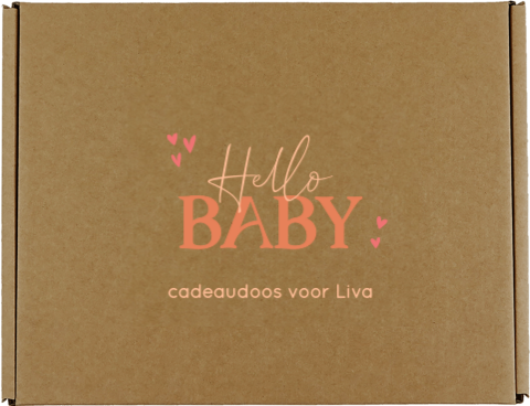 Cadeaudoos baby met naam