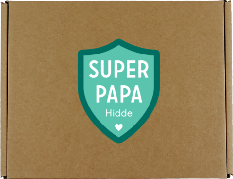 Cadeaudoos met eigen tekst vaderdag