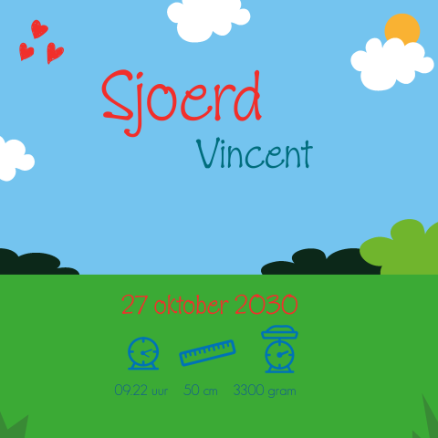 Kaart binnenkant