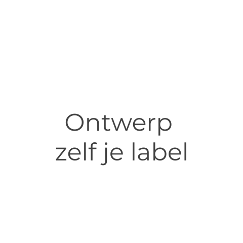 Vierkant labeltje voor aan je geboortekaartje