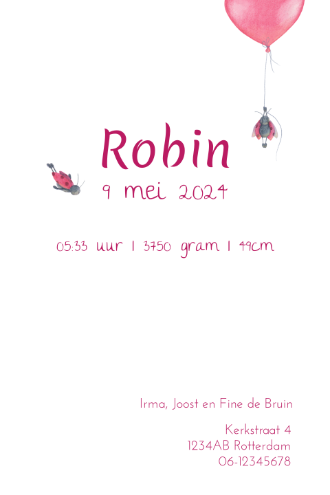 Kaart binnenkant