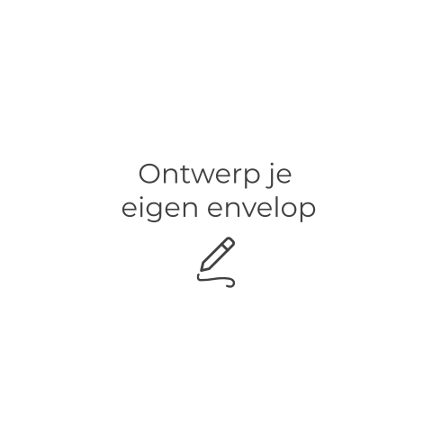 Envelop met design zelf ontwerpen