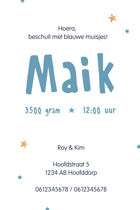 Kaart binnenkant