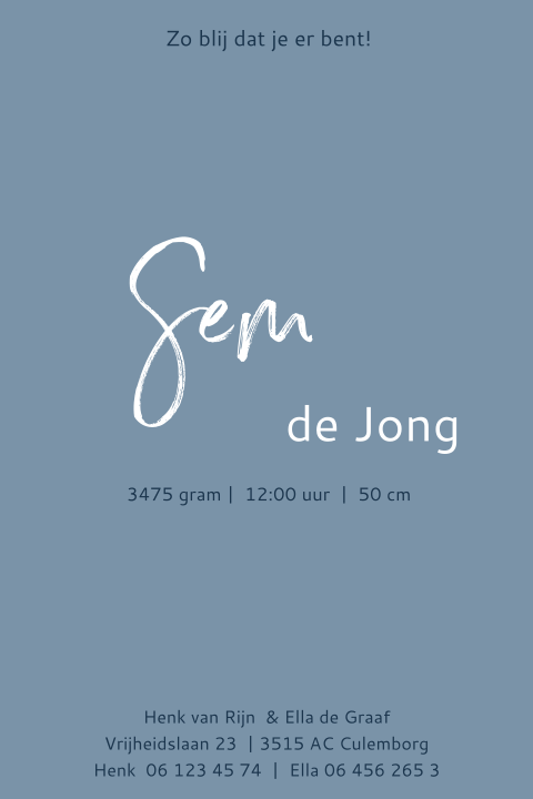 Kaart binnenkant