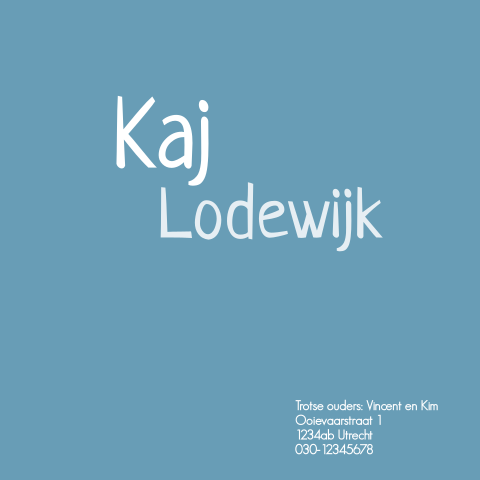 Kaart binnenkant