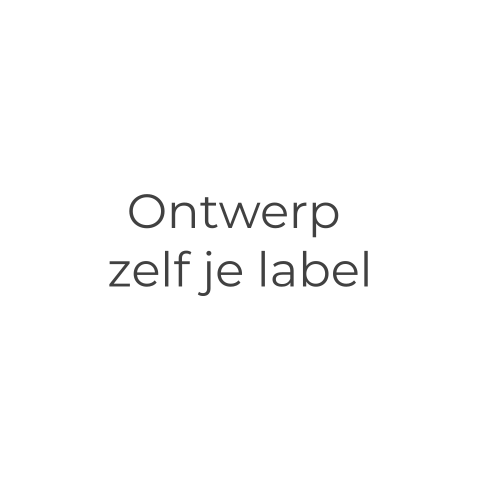 Rond labeltje voor aan je geboortekaartje of bedankje