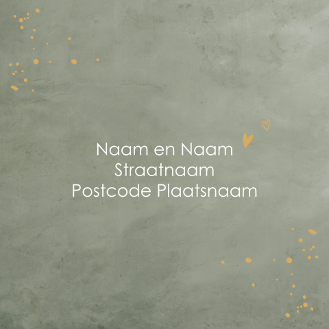 Envelop op maat voor bijpassend geboortekaartje olifantje