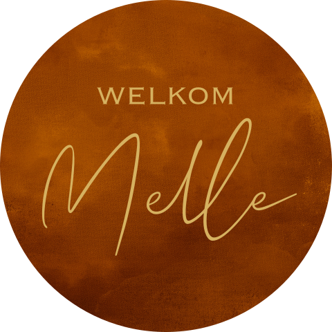 Roestbruine raamsticker jongen