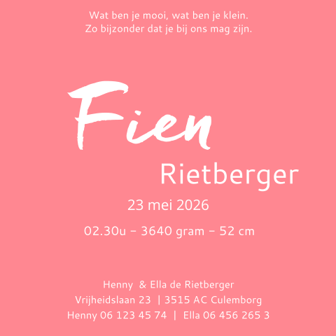 Kaart binnenkant
