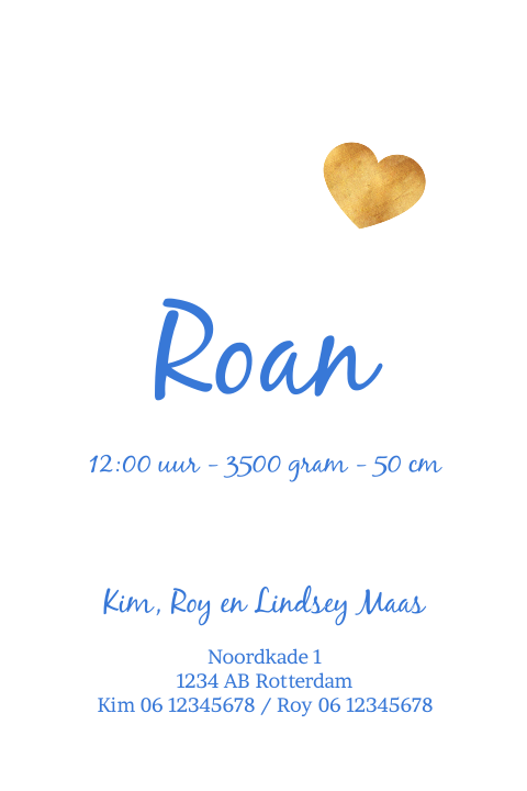 Kaart binnenkant