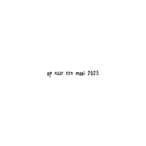 Wenskaart oud en nieuw zwart wit tekst