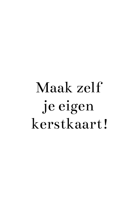 Kerstkaart zelf maken