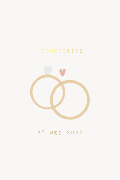 Uitnodiging huwelijksjubileum