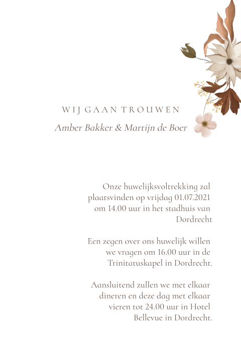 Kaart binnenkant