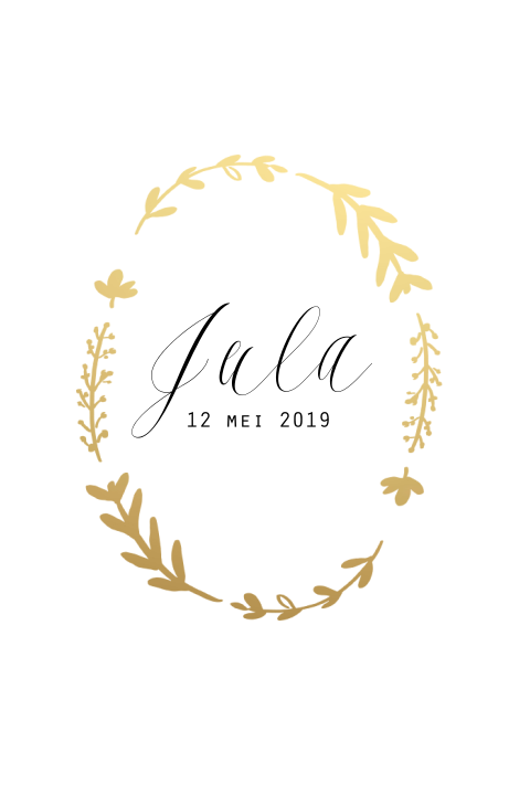 Geboortekaartje Jula
