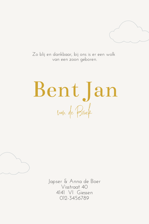 Kaart binnenkant