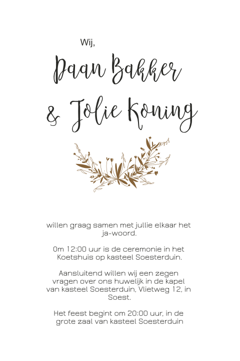 Kaart binnenkant