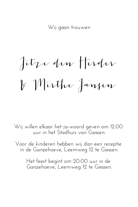 Kaart binnenkant