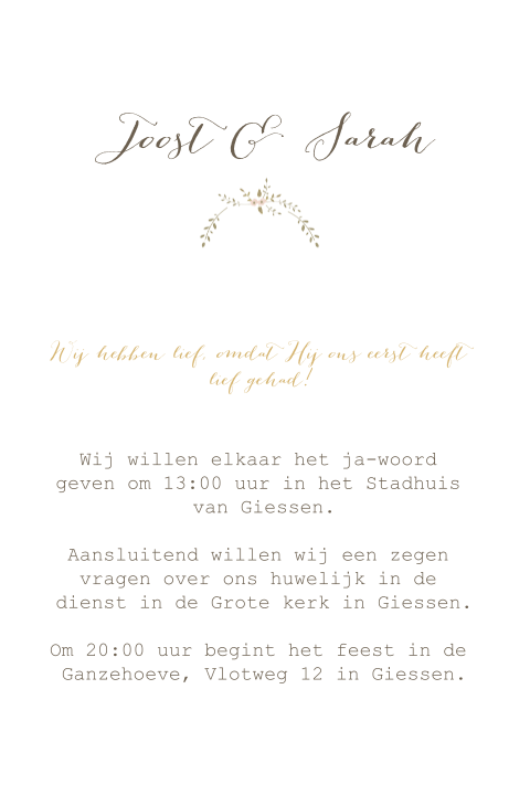 Kaart binnenkant