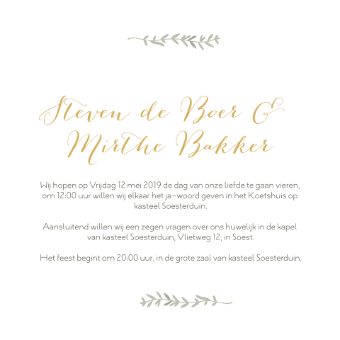 Kaart binnenkant