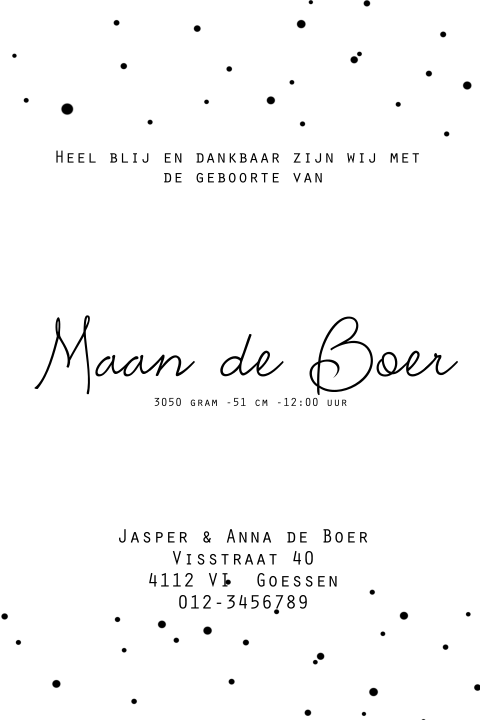 Kaart binnenkant