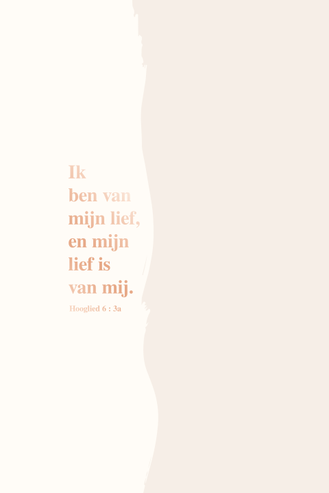 Trouwkaart tekst verf rosegoud folie  Huis van Mijn
