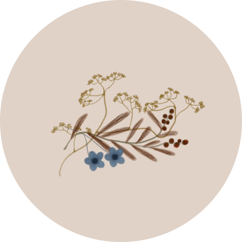 Sluitzegel bloemen kader