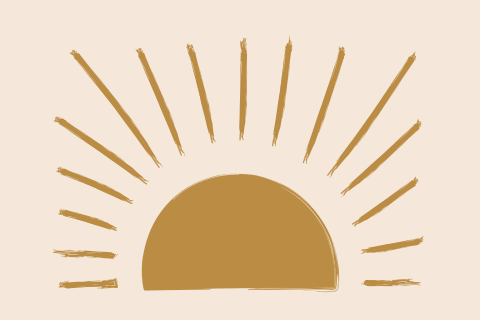 Poster liggend zon