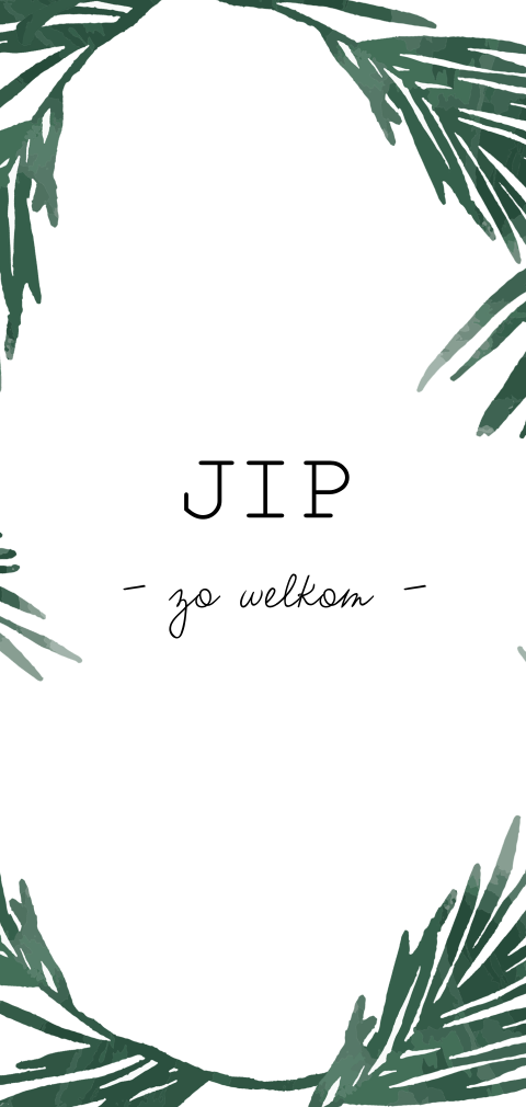 Geboortekaartje Jip