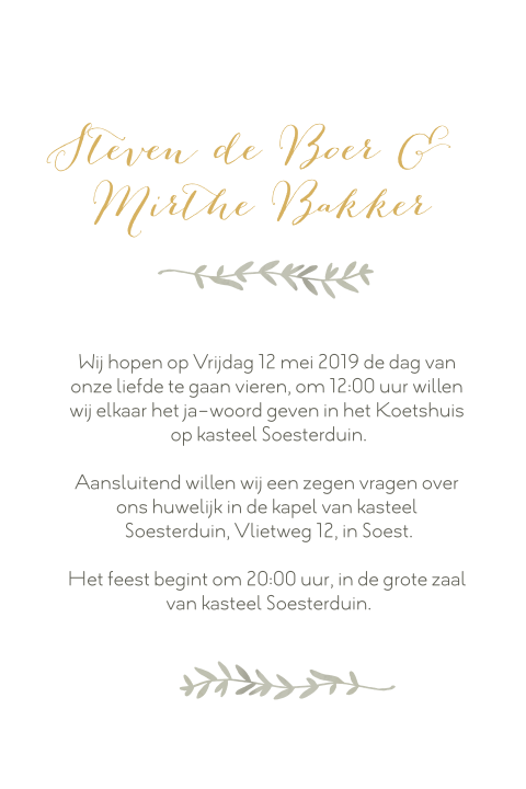 Kaart binnenkant