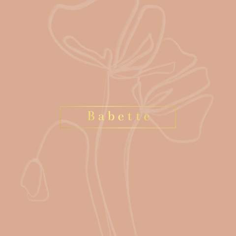 Geboortekaartje goudfolie bloem