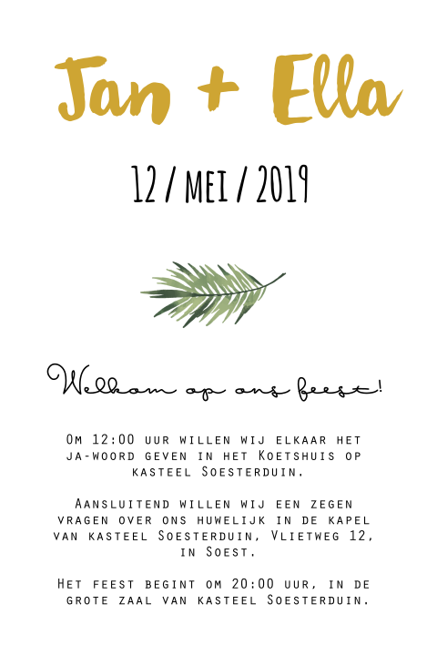 Kaart binnenkant