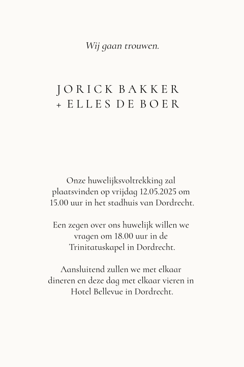 Kaart binnenkant