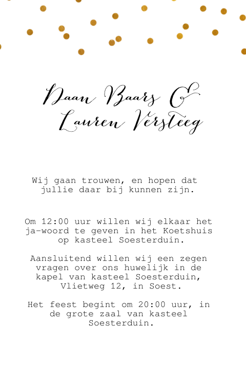 Kaart binnenkant