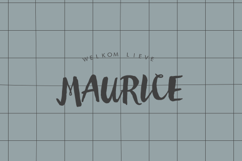 Geboortekaartje Maurice
