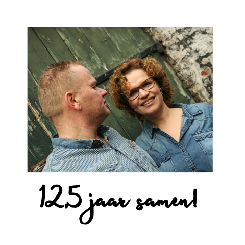 Uitnodiging voor een 12,5 jarig jubleum