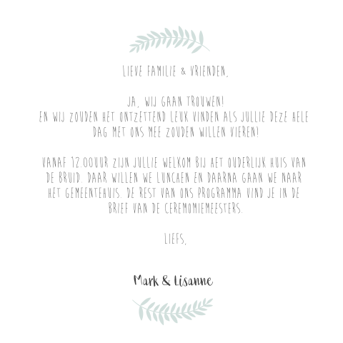 Kaart binnenkant